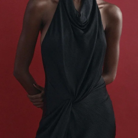 Zara Black Maxi Dress - Picture 3 of 13